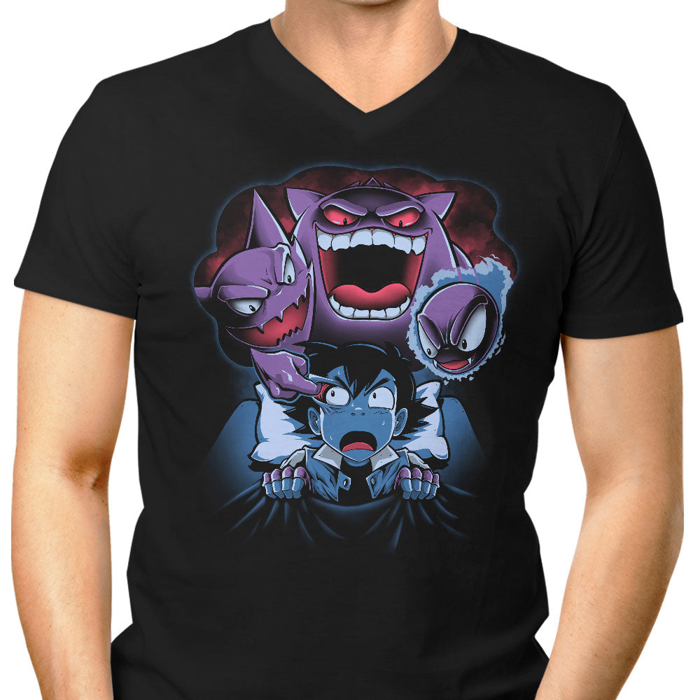 Nightmare Eater Men's V-Neck - Adult & Kids T-Shirts, Sweatshirts & Hoodies apparel design preview 1