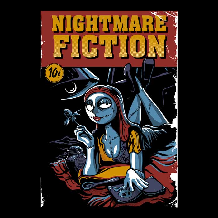 Nightmare Fiction - Adult & Kids T-Shirts, Sweatshirts & Hoodies apparel design preview 2