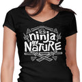 Ninja by Nature Women's V-Neck - Adult & Kids T-Shirts, Sweatshirts & Hoodies apparel design preview 1