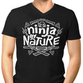 Ninja by Nature Men's V-Neck - Adult & Kids T-Shirts, Sweatshirts & Hoodies apparel design preview 1