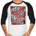 Ninja Squad 3/4 Sleeve Raglan - Adult & Kids T-Shirts, Sweatshirts & Hoodies apparel design preview 1
