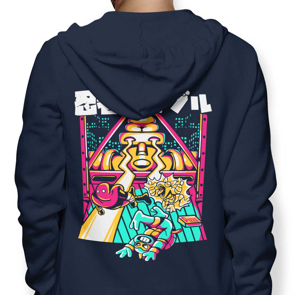 Ninja Trouble - Adult & Kids T-Shirts, Sweatshirts & Hoodies apparel design preview 1