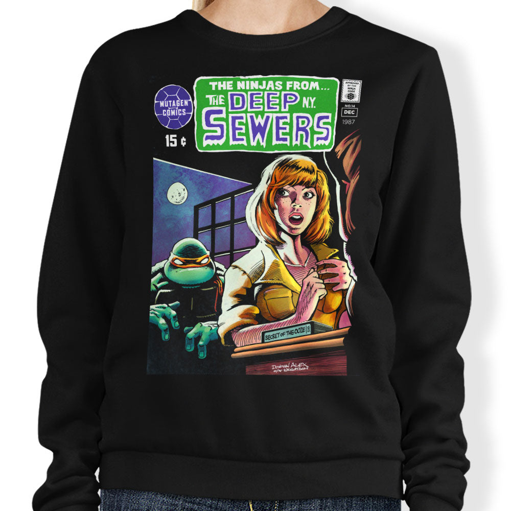 Ninjas from the Deep - Adult & Kids T-Shirts, Sweatshirts & Hoodies apparel design preview 1
