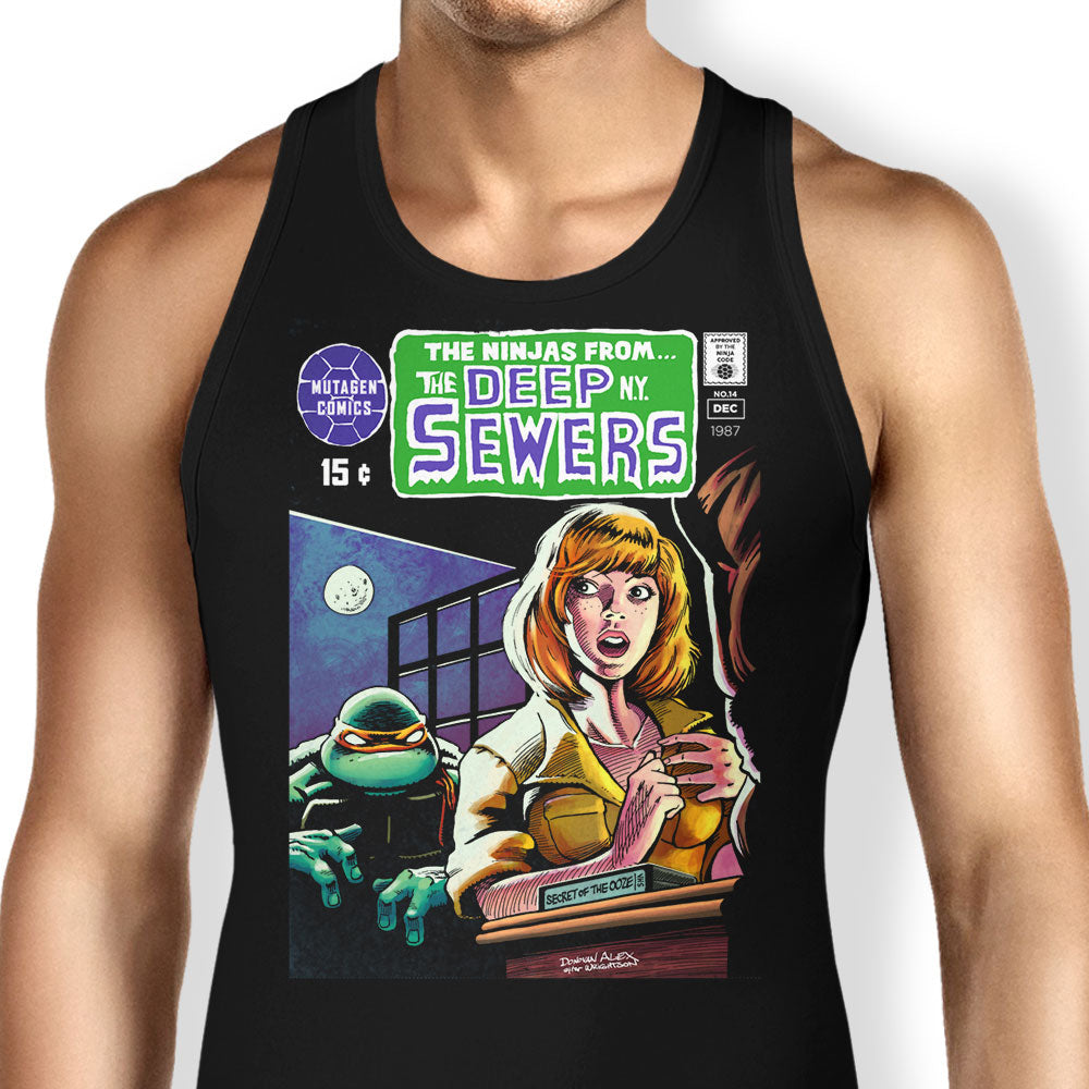 Ninjas from the Deep Tank Top - Adult & Kids T-Shirts, Sweatshirts & Hoodies apparel design preview 1