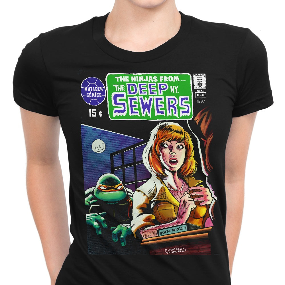 Ninjas from the Deep Women's Apparel - Adult & Kids T-Shirts, Sweatshirts & Hoodies apparel design preview 1