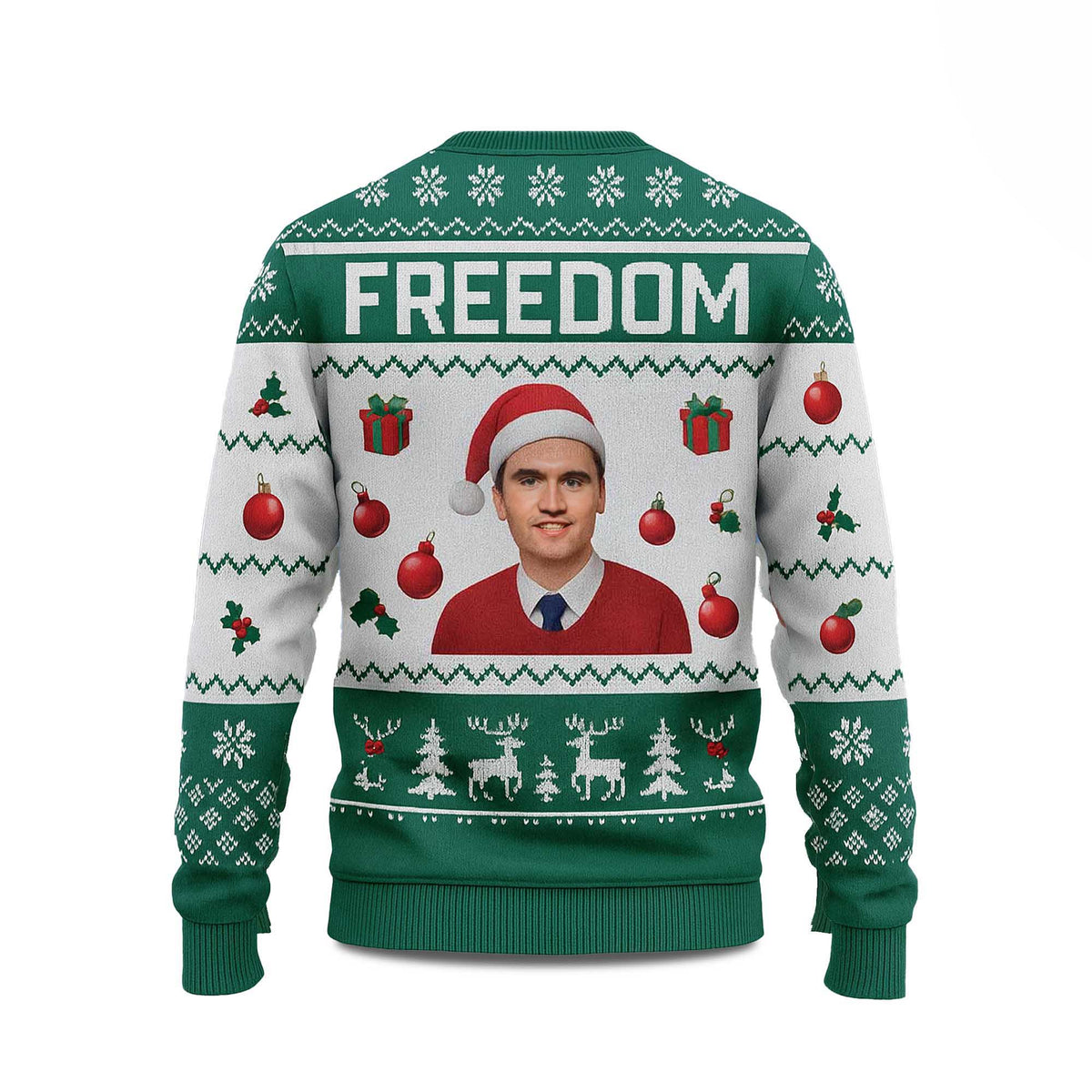 Freedom Charlie Kirk Christmas Ugly Sweater product image 3