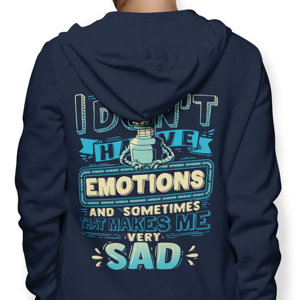No Emotions - Adult & Kids T-Shirts, Sweatshirts & Hoodies apparel design preview 1