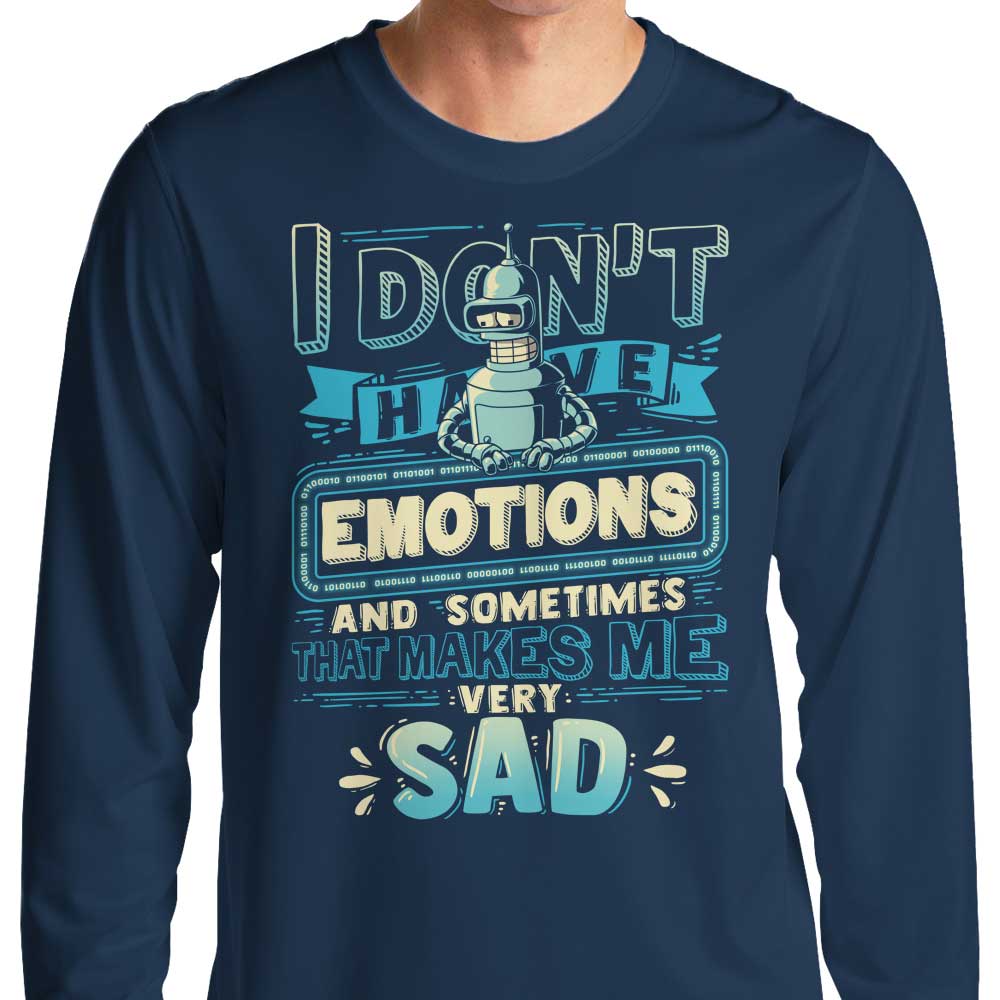 No Emotions - Adult & Kids T-Shirts, Sweatshirts & Hoodies apparel design preview 1
