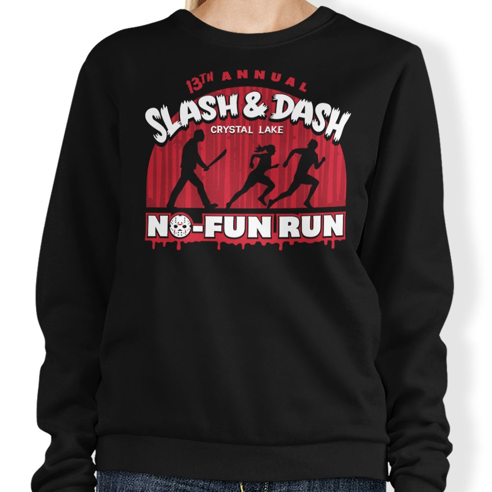 No Fun Run - Adult & Kids T-Shirts, Sweatshirts & Hoodies apparel design preview 1