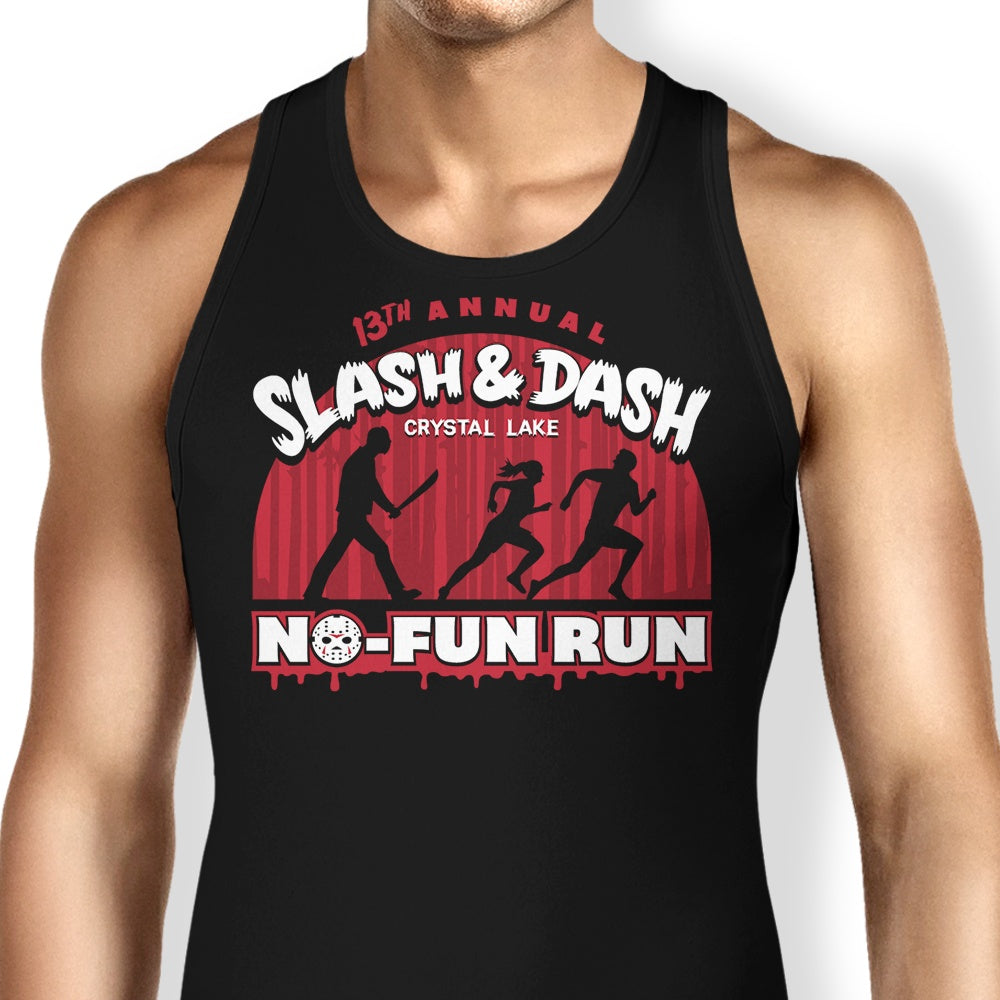 No Fun Run Tank Top - Adult & Kids T-Shirts, Sweatshirts & Hoodies apparel design preview 1