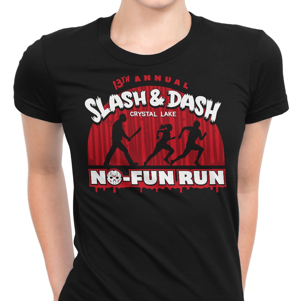 No Fun Run Women's Apparel - Adult & Kids T-Shirts, Sweatshirts & Hoodies apparel design preview 1
