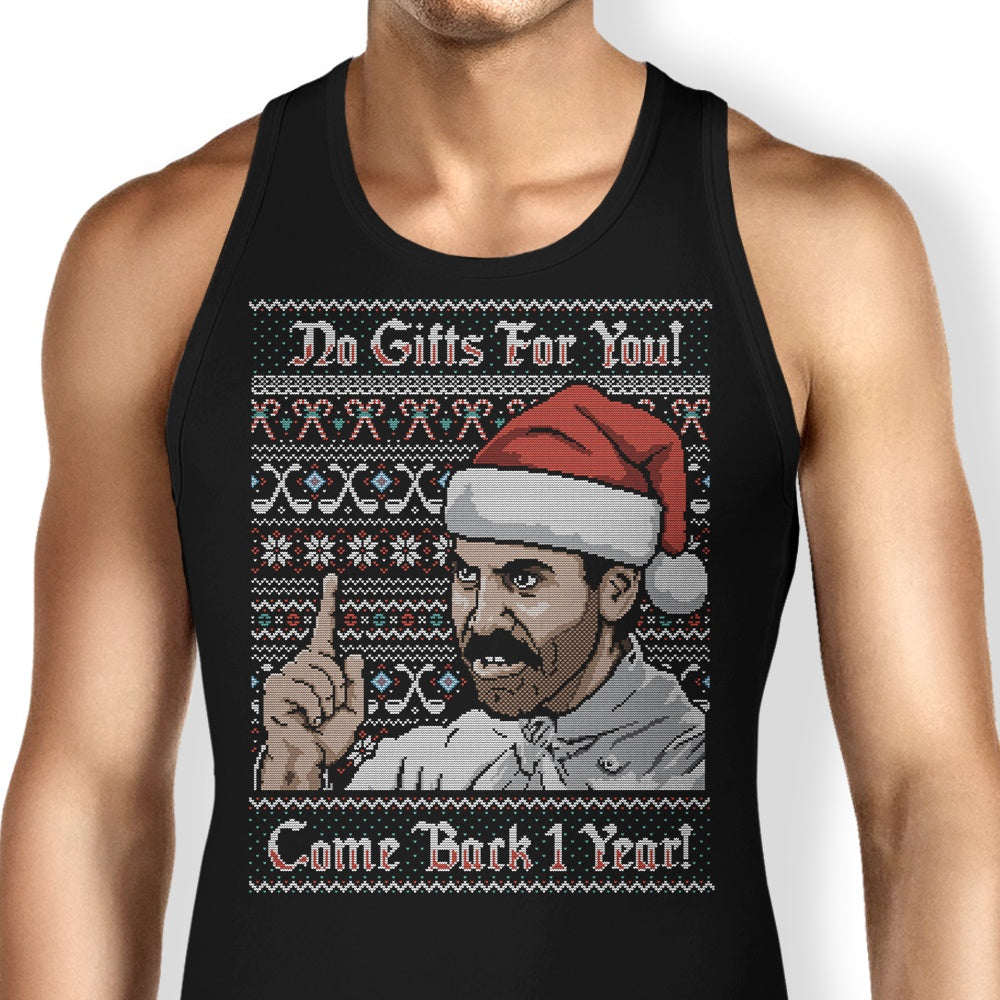 No Gifts Sweater Tank Top - Adult & Kids T-Shirts, Sweatshirts & Hoodies apparel design preview 1