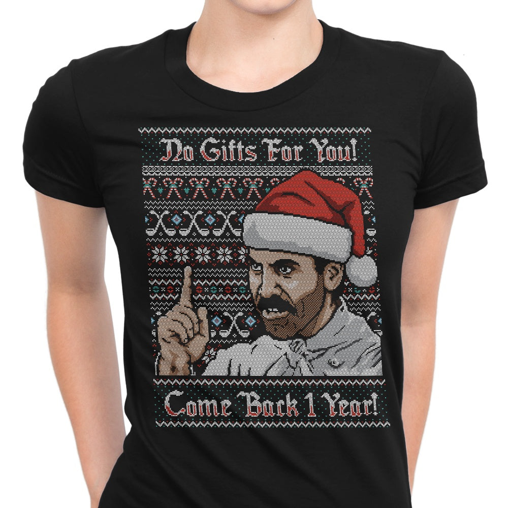 No Gifts Sweater Women's Apparel - Adult & Kids T-Shirts, Sweatshirts & Hoodies apparel design preview 1