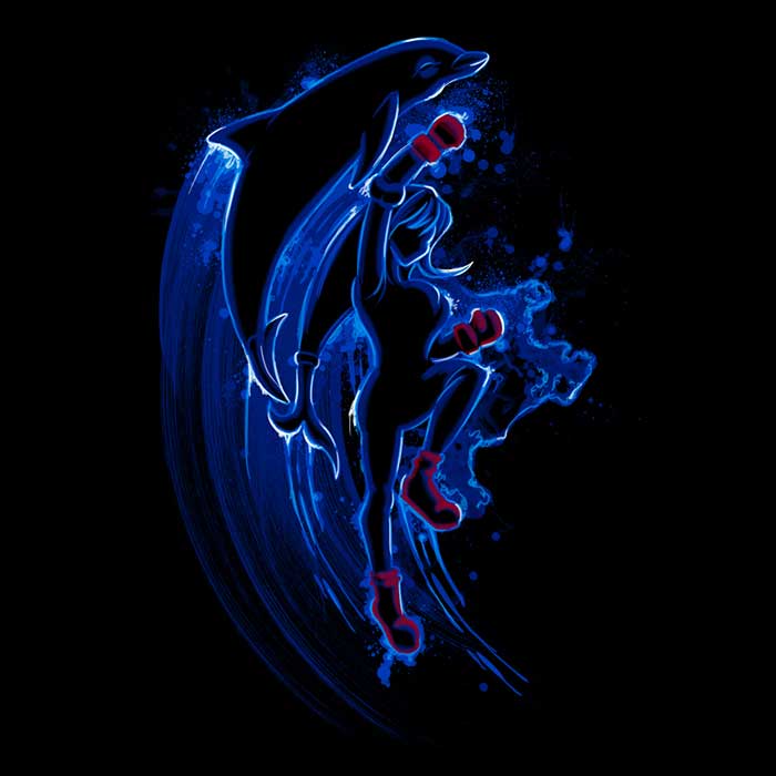 No Limits Dolphin Men's Apparel - Adult & Kids T-Shirts, Sweatshirts & Hoodies apparel design preview 2