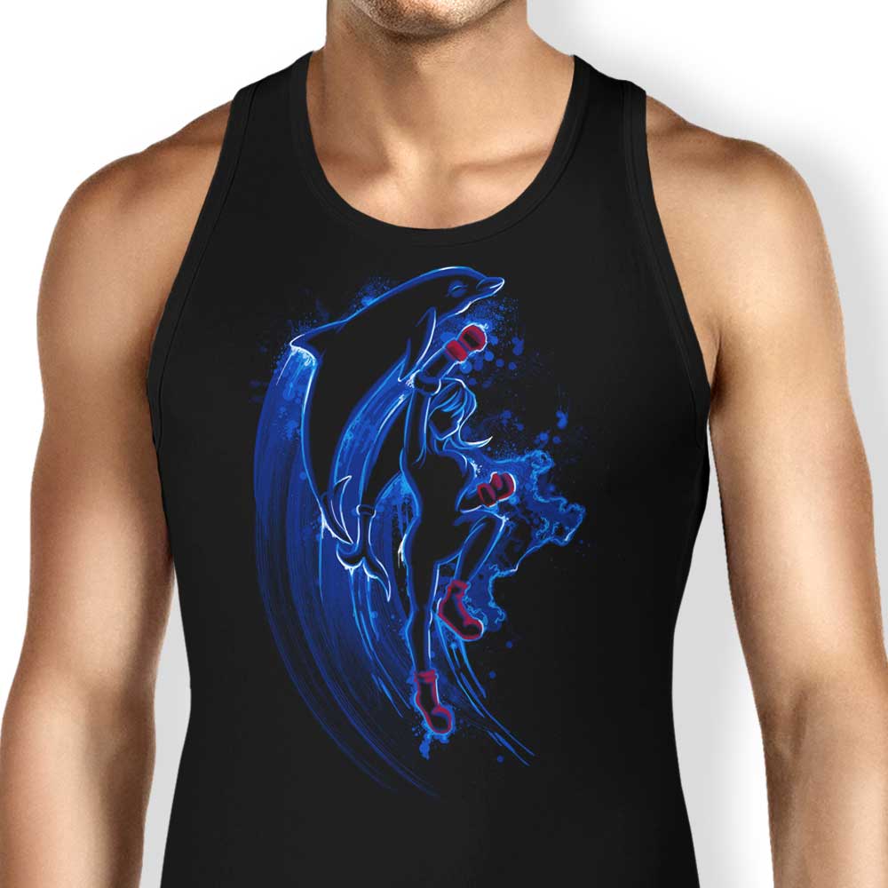 No Limits Dolphin Tank Top - Adult & Kids T-Shirts, Sweatshirts & Hoodies apparel design preview 1