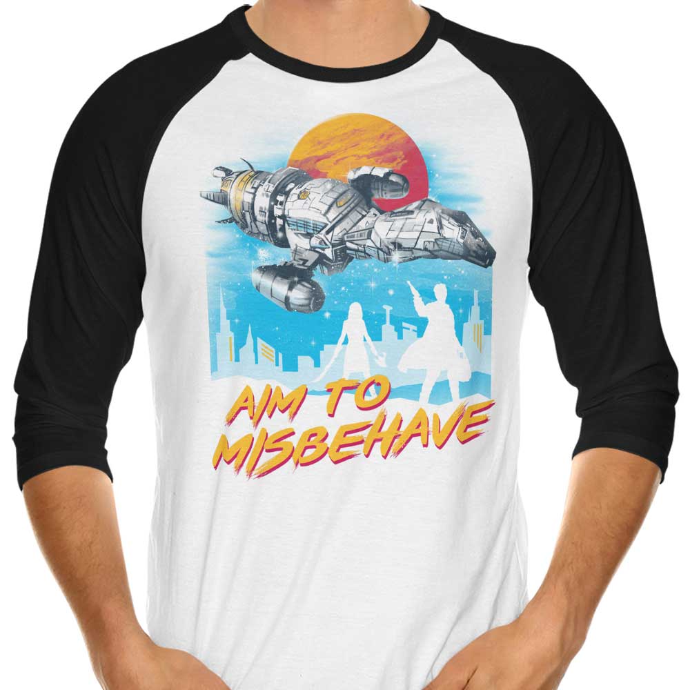 No More Running 3/4 Sleeve Raglan - Adult & Kids T-Shirts, Sweatshirts & Hoodies apparel design preview 1