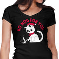 No Nog For You Women's V-Neck - Adult & Kids T-Shirts, Sweatshirts & Hoodies apparel design preview 1
