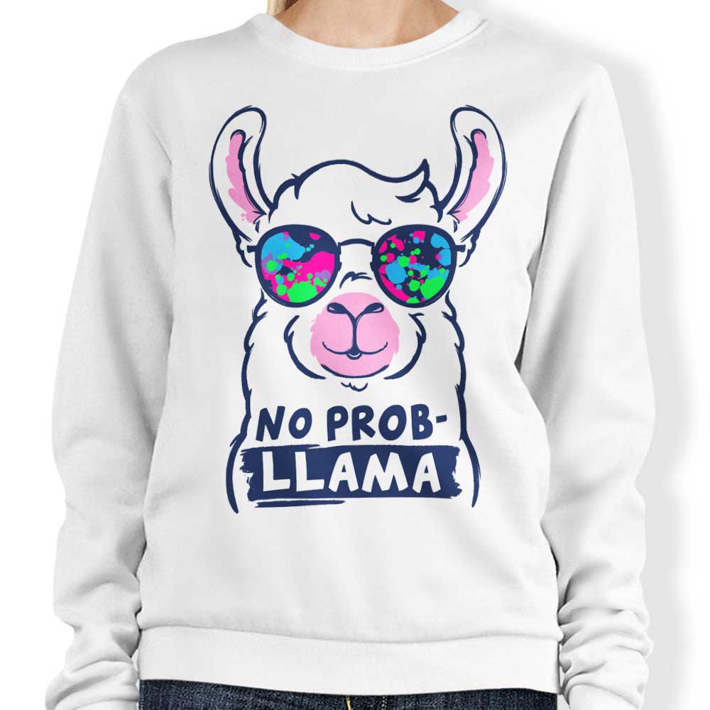 No Probllama - Adult & Kids T-Shirts, Sweatshirts & Hoodies apparel design preview 1