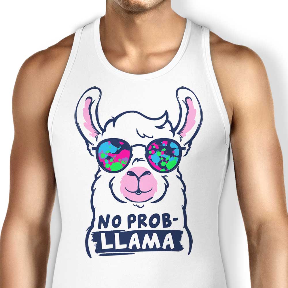No Probllama Tank Top - Adult & Kids T-Shirts, Sweatshirts & Hoodies apparel design preview 1