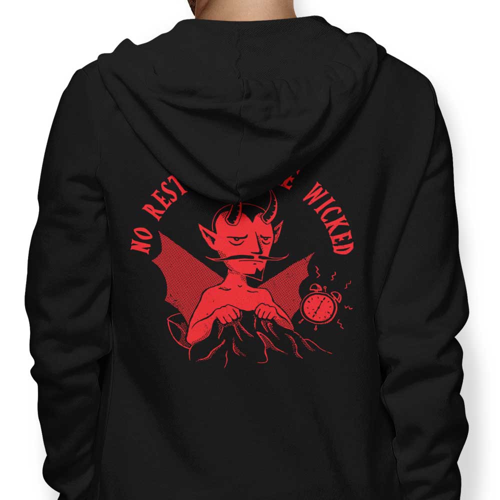 No Rest for the Wicked - Adult & Kids T-Shirts, Sweatshirts & Hoodies apparel design preview 1