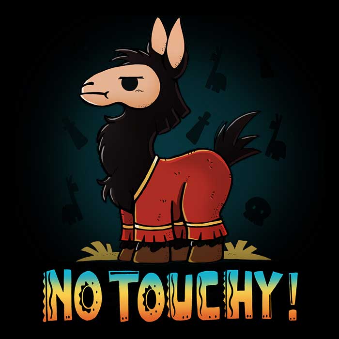 No Touchy Men's Apparel - Adult & Kids T-Shirts, Sweatshirts & Hoodies apparel design preview 2