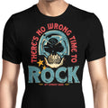 No Wrong Time to Rock Men's Apparel - Adult & Kids T-Shirts, Sweatshirts & Hoodies apparel design preview 1