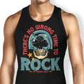 No Wrong Time to Rock Tank Top - Adult & Kids T-Shirts, Sweatshirts & Hoodies apparel design preview 1