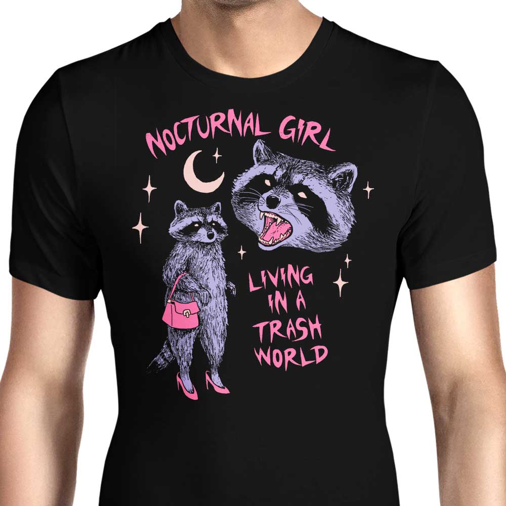 Nocturnal Girl Men's Apparel - Adult & Kids T-Shirts, Sweatshirts & Hoodies apparel design preview 1