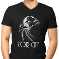 Noir City Men's V-Neck - Adult & Kids T-Shirts, Sweatshirts & Hoodies apparel design preview 1