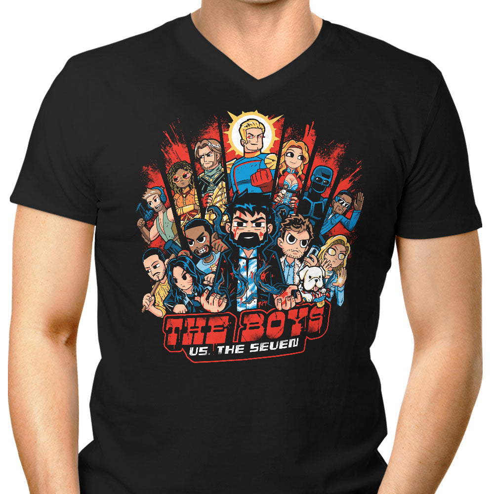 Nonbeliever Pilgrim Men's V-Neck - Adult & Kids T-Shirts, Sweatshirts & Hoodies apparel design preview 1