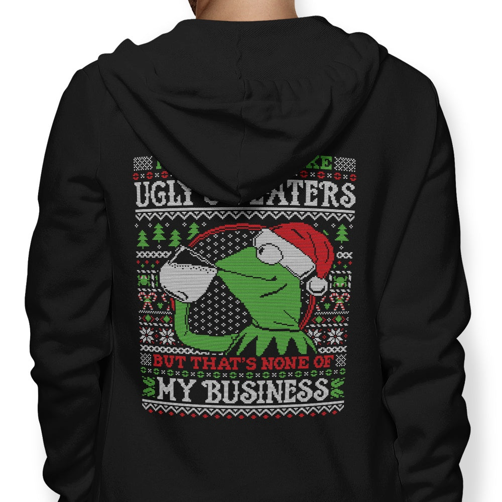 None of Your Business - Adult & Kids T-Shirts, Sweatshirts & Hoodies apparel design preview 1