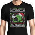 None of Your Business Men's Apparel - Adult & Kids T-Shirts, Sweatshirts & Hoodies apparel design preview 1