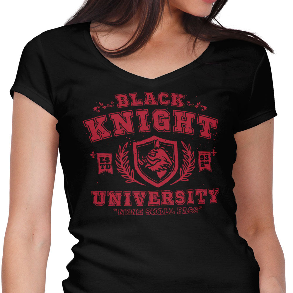 None Shall Pass Women's V-Neck - Adult & Kids T-Shirts, Sweatshirts & Hoodies apparel design preview 1