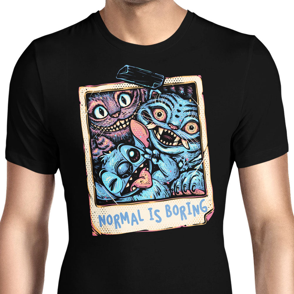 Normal is Boring Men's Apparel - Adult & Kids T-Shirts, Sweatshirts & Hoodies apparel design preview 1