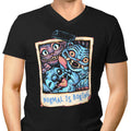 Normal is Boring Men's V-Neck - Adult & Kids T-Shirts, Sweatshirts & Hoodies apparel design preview 1