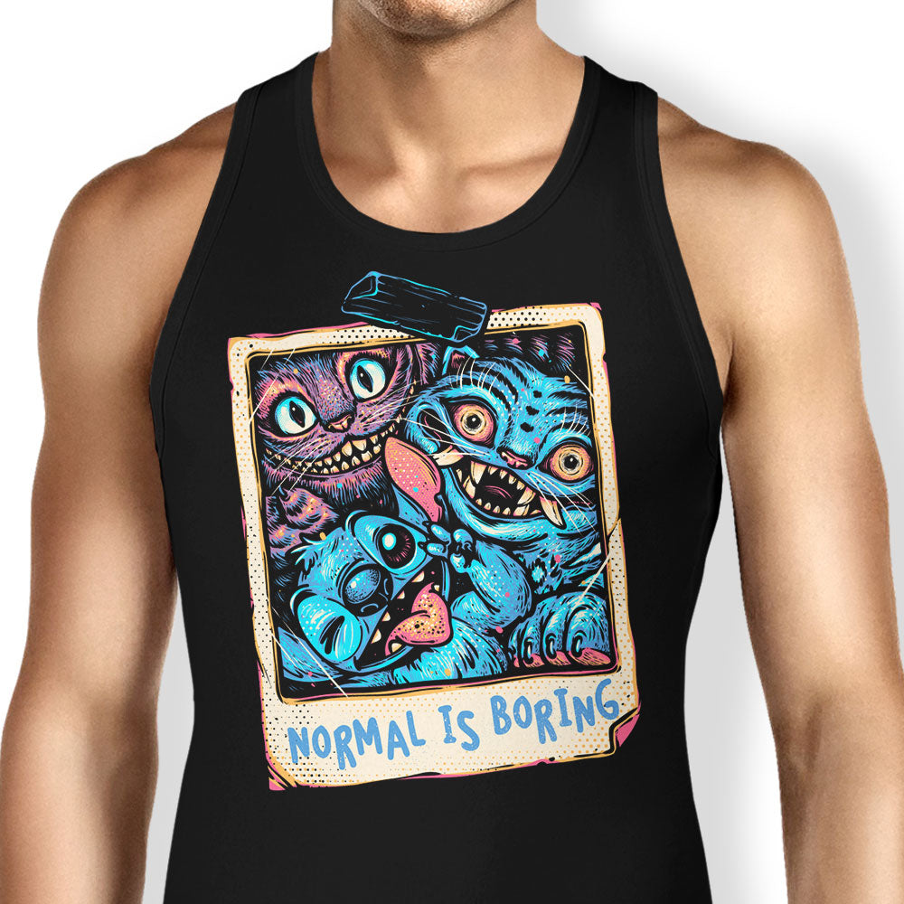 Normal is Boring Tank Top - Adult & Kids T-Shirts, Sweatshirts & Hoodies apparel design preview 1