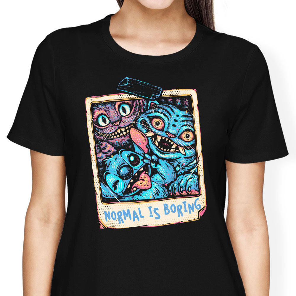 Normal is Boring Women's Apparel - Adult & Kids T-Shirts, Sweatshirts & Hoodies apparel design preview 1