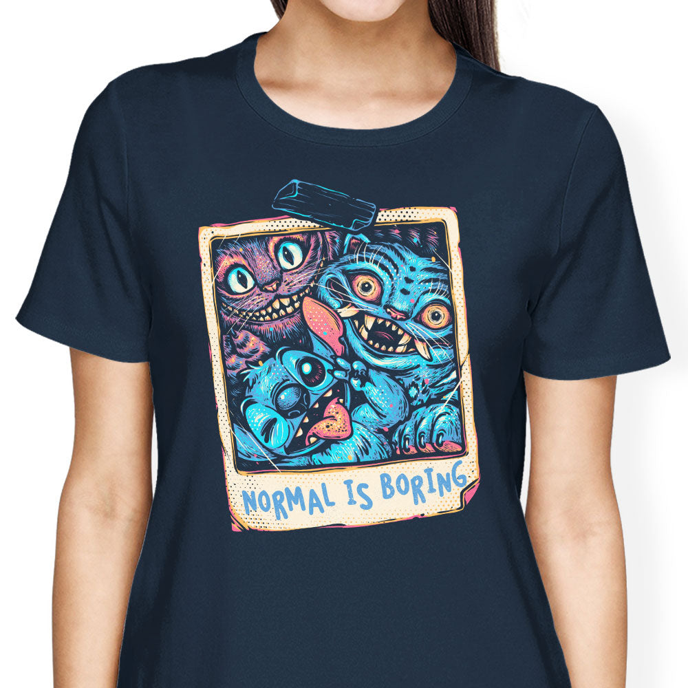 Normal is Boring Women's Apparel - Adult & Kids T-Shirts, Sweatshirts & Hoodies apparel design preview 2