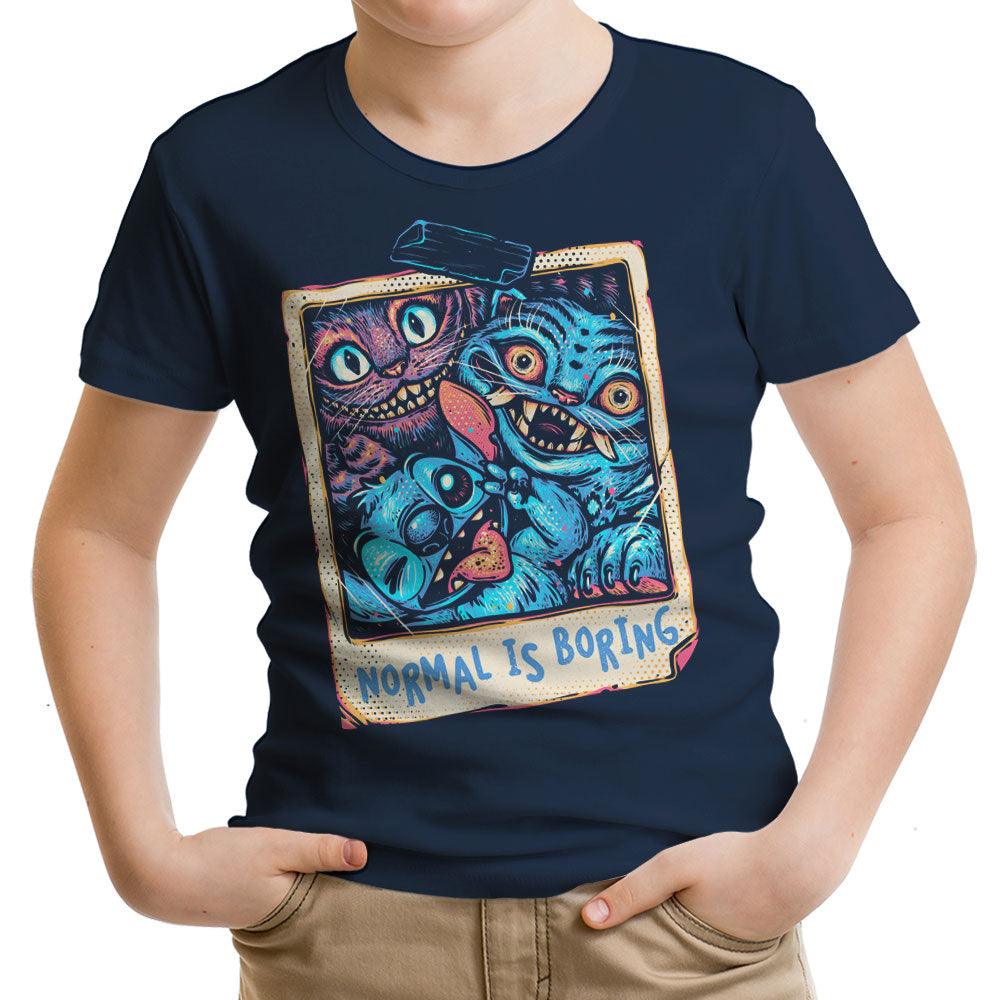 Normal is Boring Youth Apparel - Adult & Kids T-Shirts, Sweatshirts & Hoodies apparel design preview 2