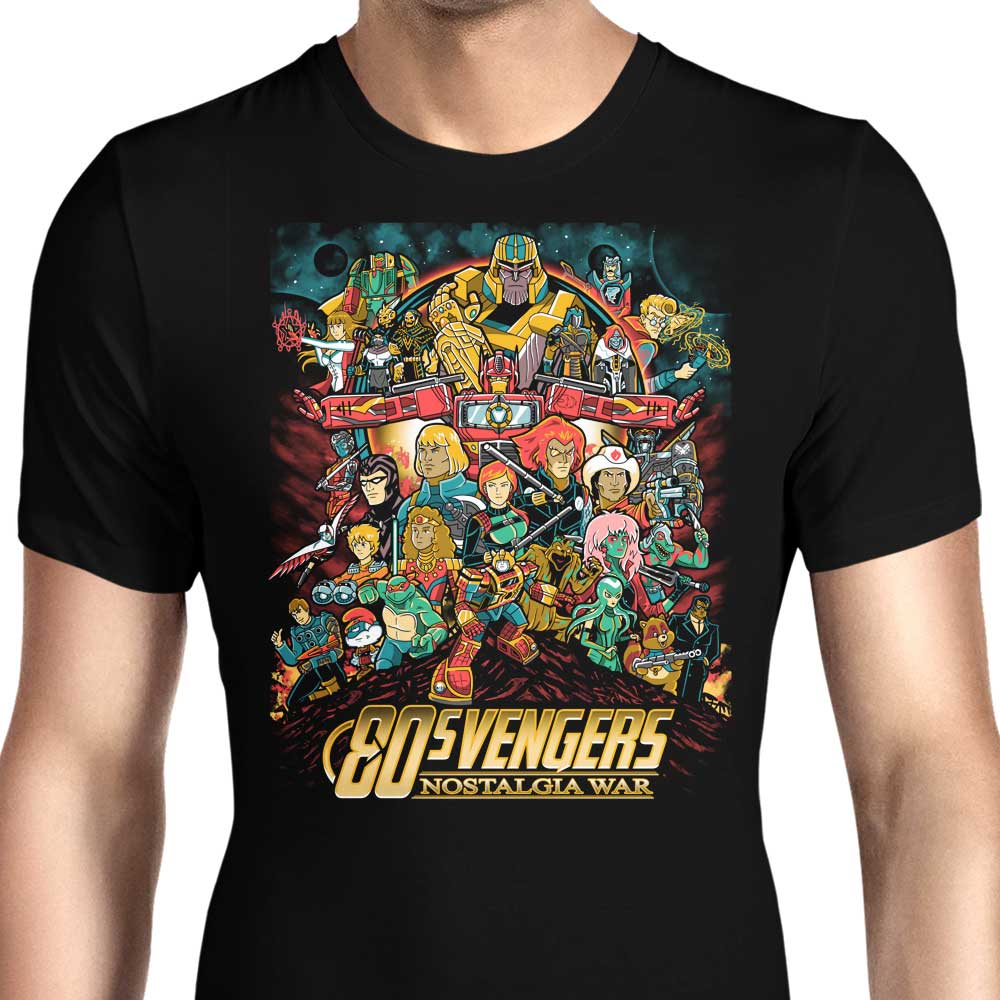 Nostalgia War Men's Apparel - Adult & Kids T-Shirts, Sweatshirts & Hoodies apparel design preview 1
