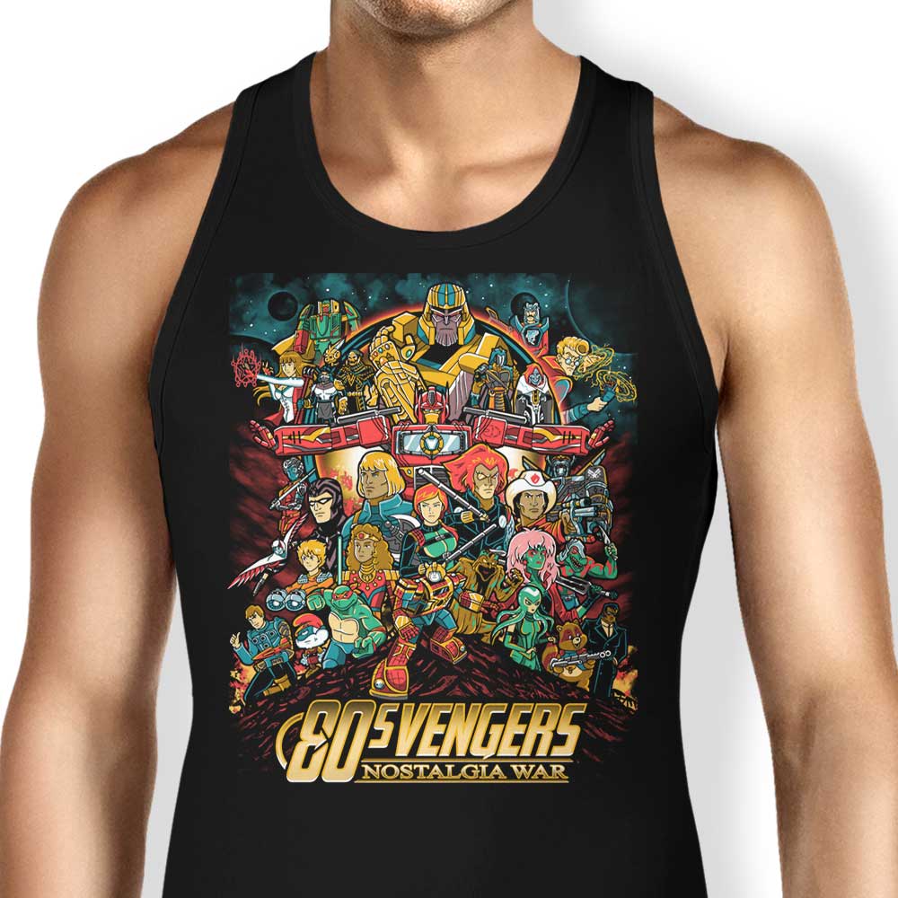 Nostalgia War Tank Top - Adult & Kids T-Shirts, Sweatshirts & Hoodies apparel design preview 1