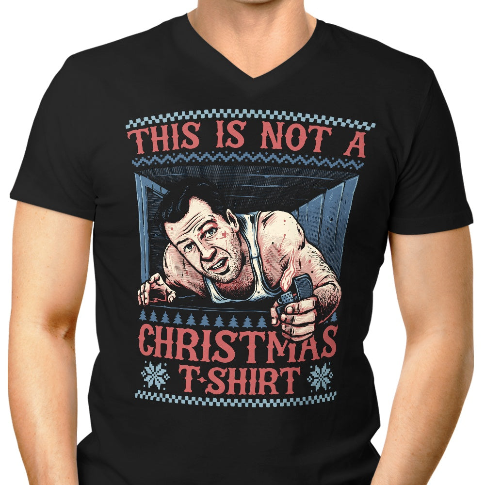 Not a Christmas Men's V-Neck - Adult & Kids T-Shirts, Sweatshirts & Hoodies apparel design preview 1