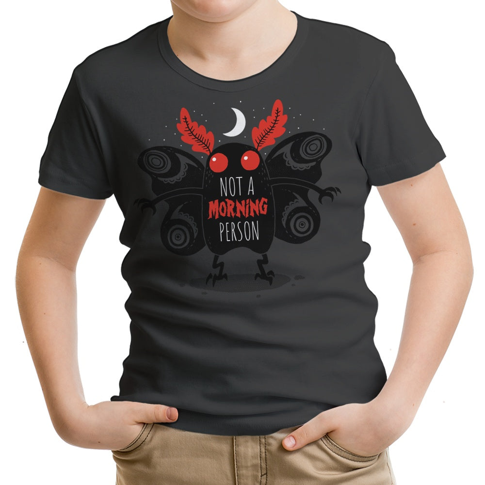 Not a Morning Person Youth Apparel - Adult & Kids T-Shirts, Sweatshirts & Hoodies apparel design preview 1