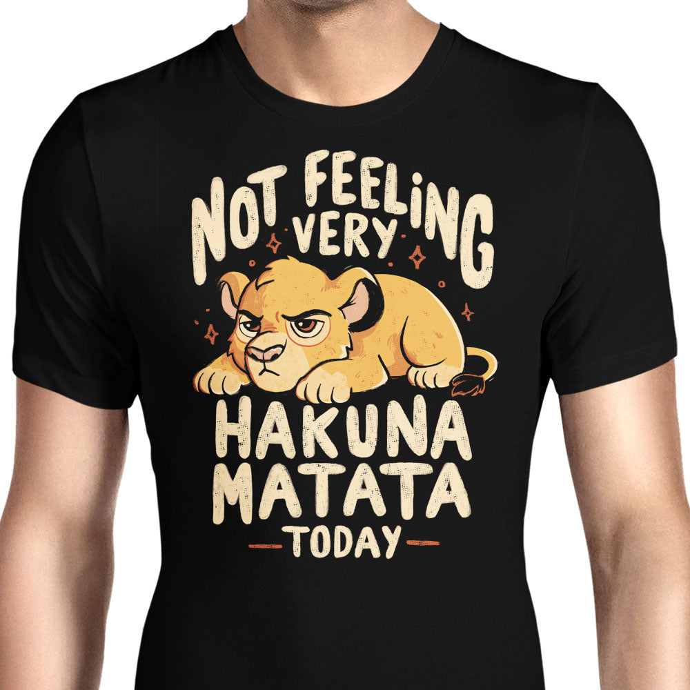 Not Feeling It Men's Apparel - Adult & Kids T-Shirts, Sweatshirts & Hoodies apparel design preview 1