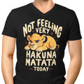 Not Feeling It Men's V-Neck - Adult & Kids T-Shirts, Sweatshirts & Hoodies apparel design preview 1