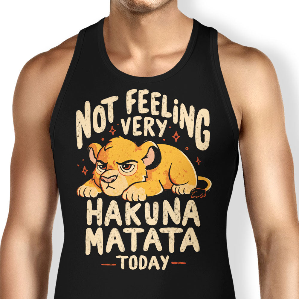 Not Feeling It Tank Top - Adult & Kids T-Shirts, Sweatshirts & Hoodies apparel design preview 1