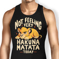 Not Feeling It Tank Top - Adult & Kids T-Shirts, Sweatshirts & Hoodies apparel design preview 1