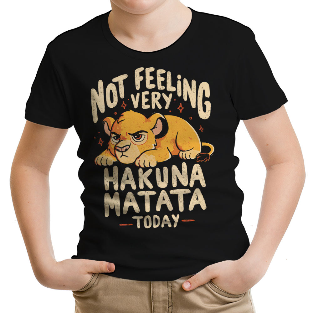 Not Feeling It Youth Apparel - Adult & Kids T-Shirts, Sweatshirts & Hoodies apparel design preview 1