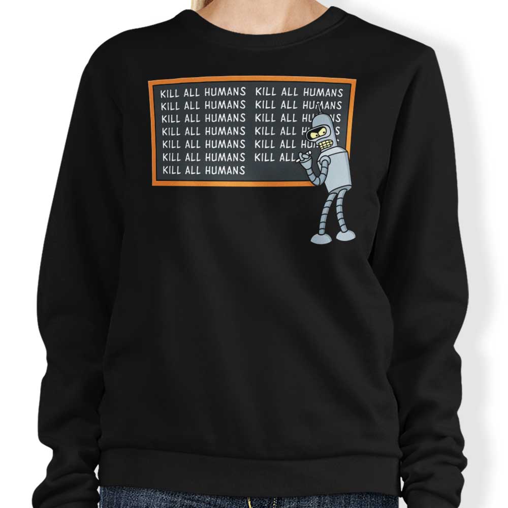 Not Kill All Humans - Adult & Kids T-Shirts, Sweatshirts & Hoodies apparel design preview 1