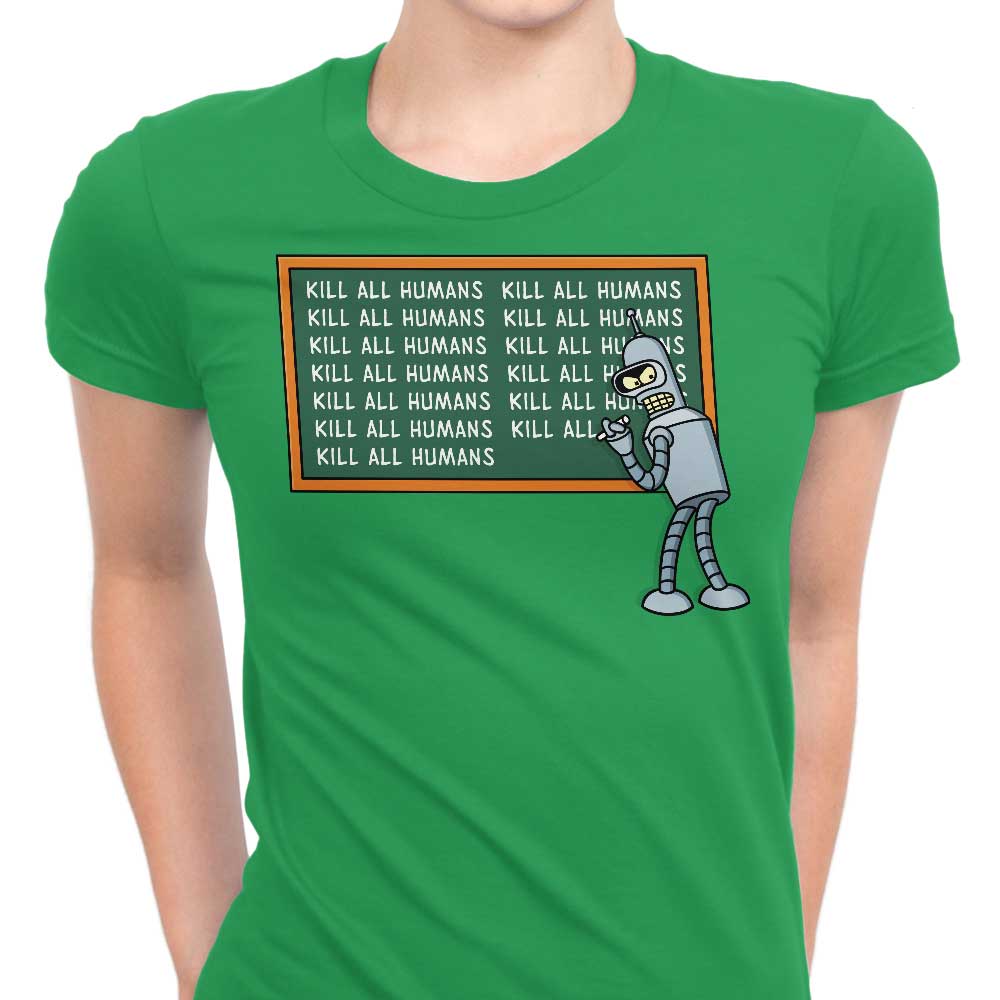 Not Kill All Humans Women's Apparel - Adult & Kids T-Shirts, Sweatshirts & Hoodies apparel design preview 1